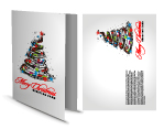 free vector Christmas greeting card template vector
